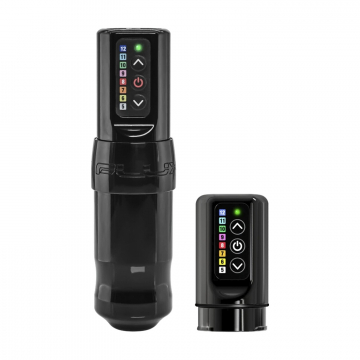 Macchina Per Tatuaggi Wireless FK Irons Spektra Flux con PowerBolt addizionale - Stealth