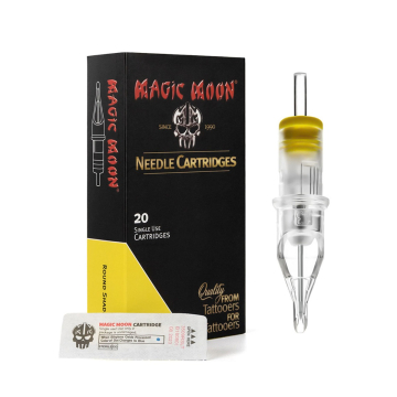 Scatola da 20 Cartucce Magic Moon 0,35MM Round Shader Long Taper