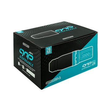 Confezione da 24 grip monouso in schiuma FK Irons Black Flux S (sottili)