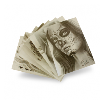 Serie Stampe Theo Pedrada - Day of The Dead (8 Fogli)