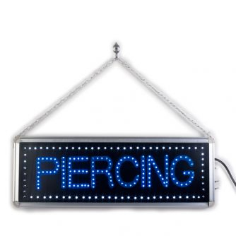 Segnale LED da Studio 'Piercing' con Catena