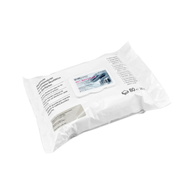 Pacco di 80 Unigloves Wet Wipes Plus Aldehyde-Free (250 x 250 mm)